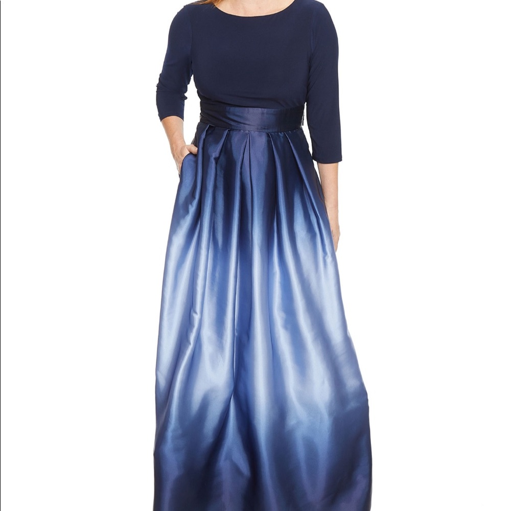S. L. Fashions 3/4 Sleeve Evening Gown size 16